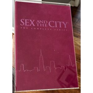 Sex and The City Complete Series All 6 seasons 20 DVD in Pink Velvet Book